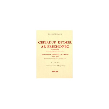 Dictionnaire historique du breton - Volume 3